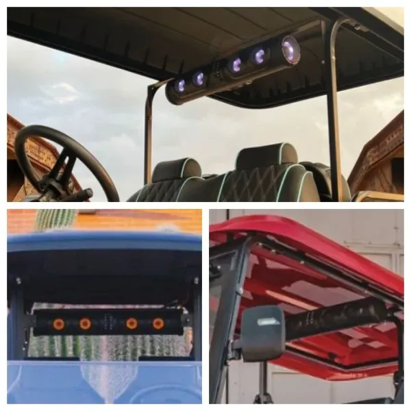 Dual Woofers & RGB LED Lights Bluetooth 27