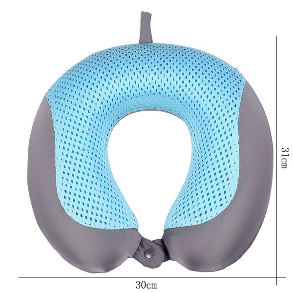 Doctor Recommended Neck Support Pillow Memory Foam Travel Pillow for Camping 0.5-1 Kg