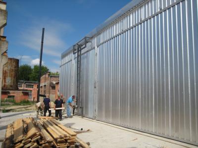 Water Resistant Wood Drying Chamber 120 Km / H Wind Loading Long Life Time