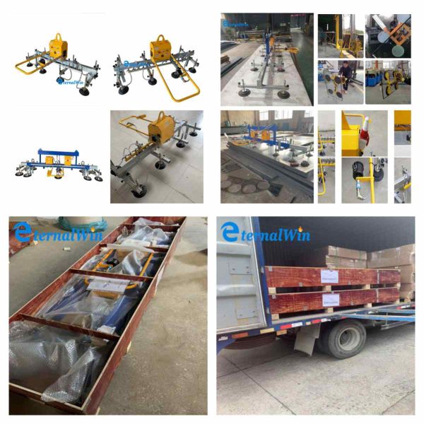 Lifter вакуума поднимаясь оборудования 600kg 2000kg регулируемый стеклянный сверхмощный для плиты гранита металлического листа