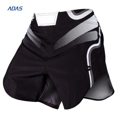 Polyester Spandex Men'S Plain Boxing MMA Shorts BJJ Grappling Custom