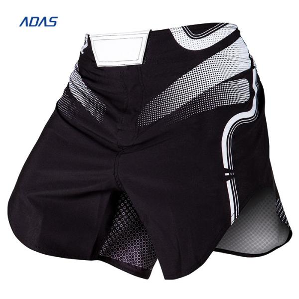 Polyester Spandex Men'S Plain Boxing MMA Shorts BJJ Grappling Custom