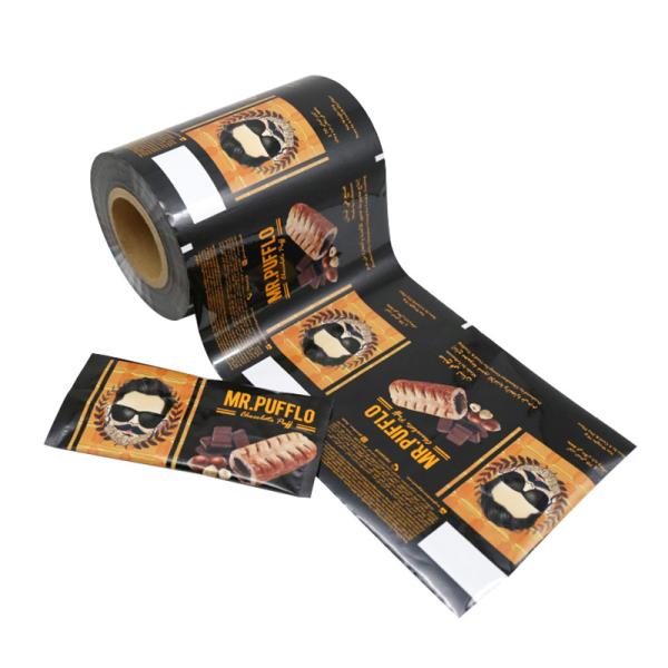Rolo de filme de plástico para embalagens de alimentos Rolo de café automatizado Rolo de filme de embalagem sem costura