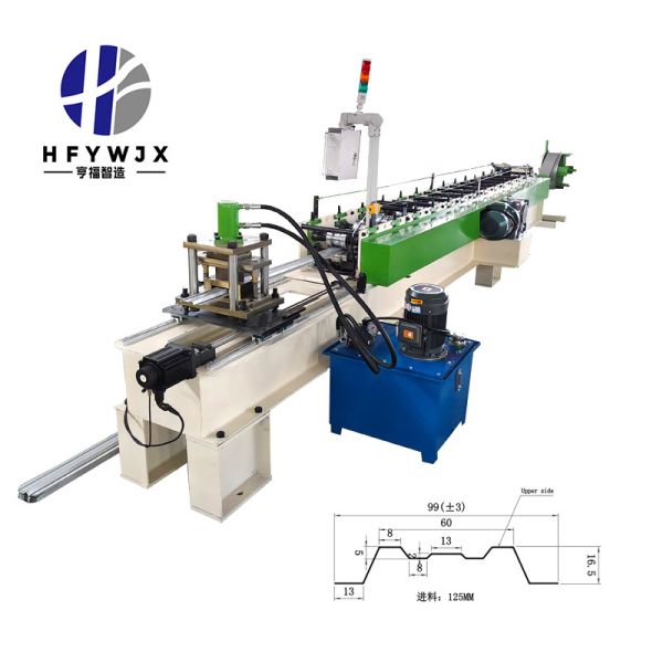0.35mm-0.5mm Thickness Fence Roll Forming Machine With 25 M/Min Rolling Speed 12