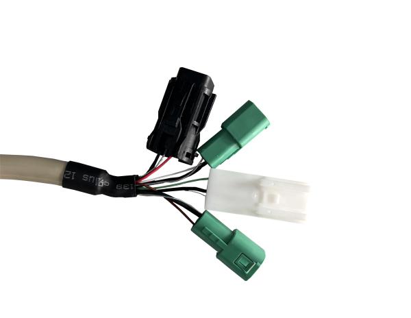 1700mm Waterproof Cable Wire Harness Power Supply Harness 4 Pin Housing For Industrial Environments