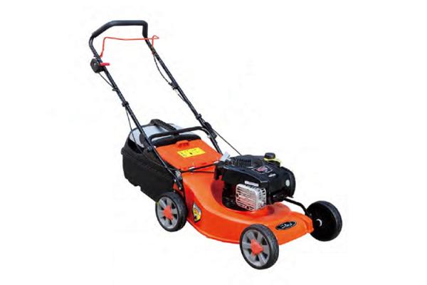 Orange Hand Push Garden Lawn Mower Steel Deck 4.0hp Gasoline Power 139cc
