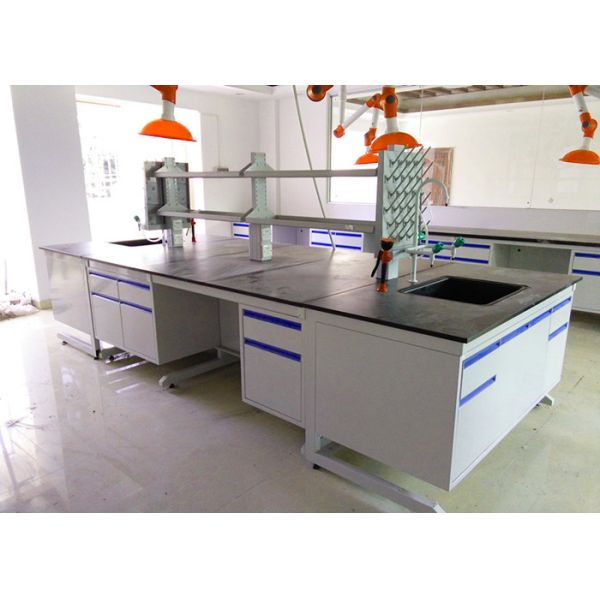Epoxy Resin Top Chemistry Lab Bench Furniture Anti High Temperature