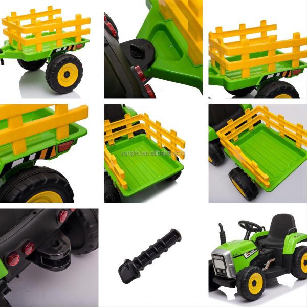 Electric Remote Control Farm Tractor Toy 4/6 Wheels Children's Model Ride On Car