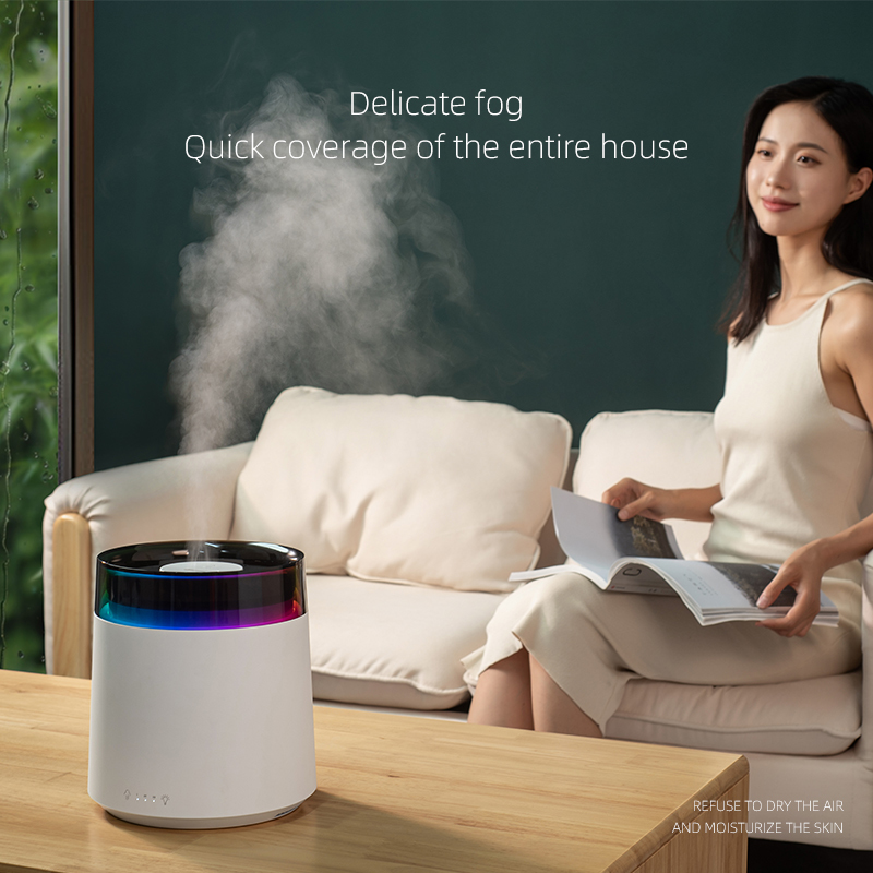 Customized 3L Water Tank 360 Nozzle Cool Mist Top Fill Quiet Rapid Ultrasonic Humidifier for Bedroom Baby Nursery and Plant