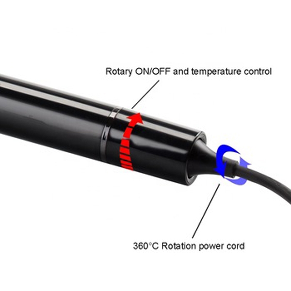 450f Degree Ceramic Mini Hair Curler Wand LCD Iron Waver