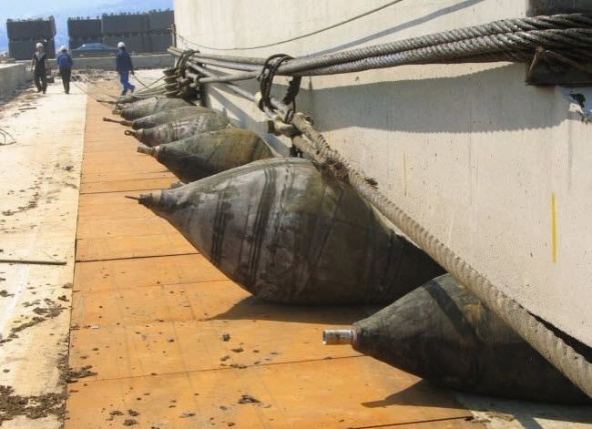 Воздушная подушка хорошего корабля закрепленности воздуха резиновая вулканизировала воздушную подушку шлюпки морскую для запускать корабля