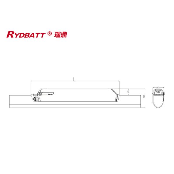 RYDBATT ID-PRO(36V) Lithium Battery Pack Redar Li-18650-10S5P-36V 13Ah For Electric Bicycle Battery