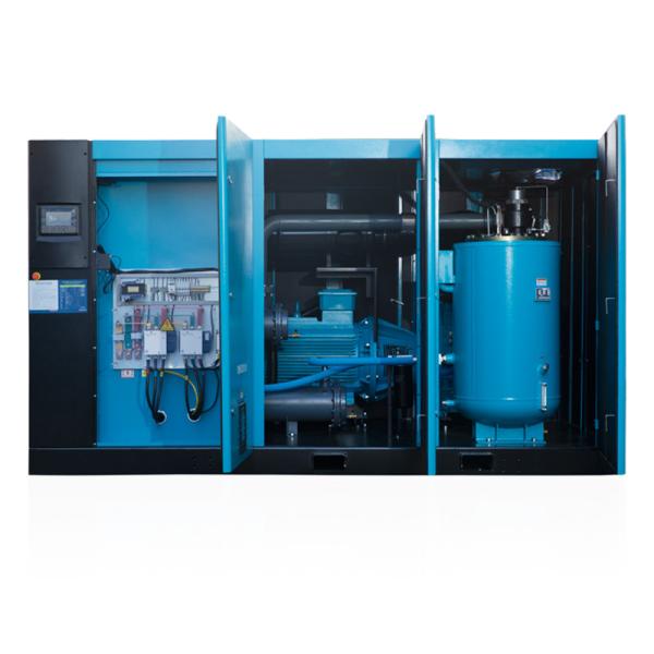 2 Stage 250Hp Pm Air Compressor 185kW Stationary Industrial Screw Air Compressor