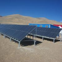Calor galvanizado em solo solar de montagem de suporte de alta potência de saída