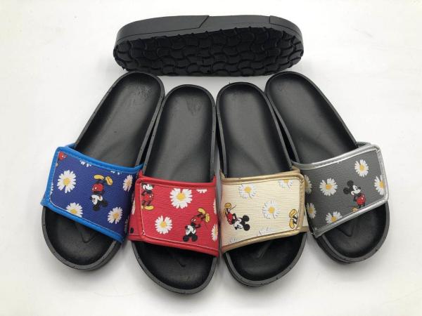 Wholesale 2020 Fashion PVC Sole Slippers Women Custom Slide Sandal With Logo Size 36-41#