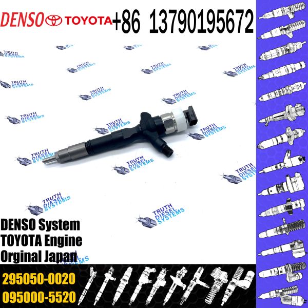 Diesel Fuel Common Rail Injector 295050-0020 For Toyota 1KD 2KD 23670-30190 23670-0020