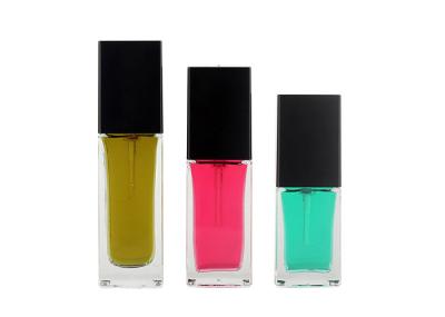 Стекло квадрата ясное круглое косметическое разливает бутылки по бутылкам учрежд