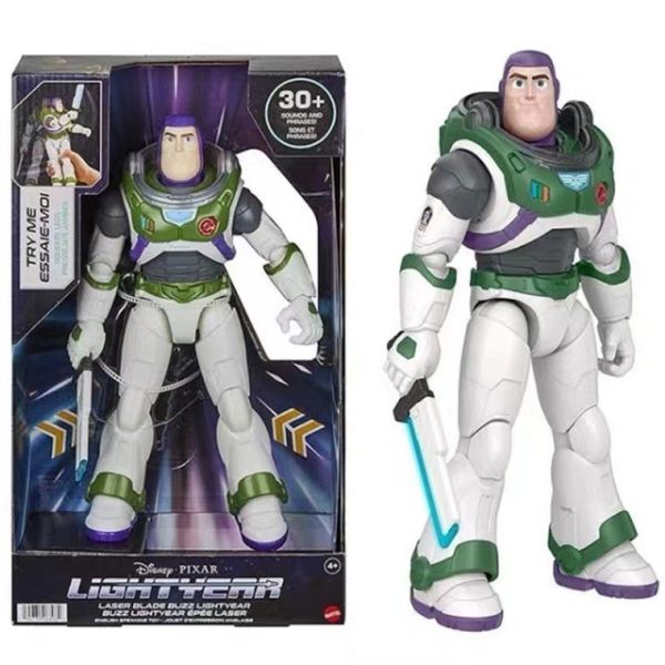 Boys 4-6 Toy Story Buzz Light year Action Figure White/Mult 15CM Original Package Yes
