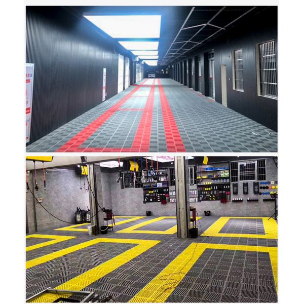 PP Grid Floor Grille The Perfect Choice for High Duty Plastic Car Garage Floor Tiles