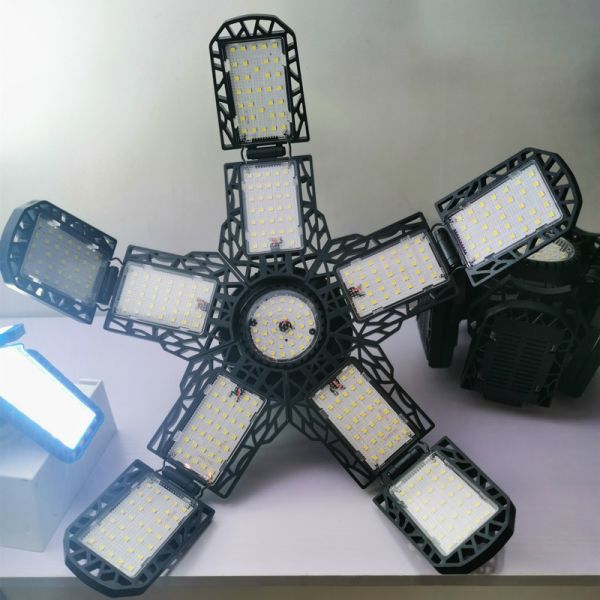 High Brightness 120lm/W E27 Base Adjustable Shop Light Foldable