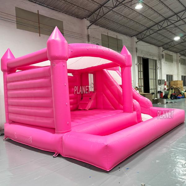 Château gonflable rose populaire Moonwalk, maison gonflable, château gonflable, château sauteur