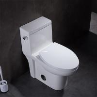 Soupape de vidange bordée par une seule pièce standard américain 0,8 GPF de siphon de toilette