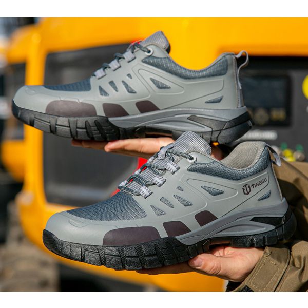 Men'S Insulated 6kv Work KPU Electrical Safety Shoes With Kevlarr Anti Stab