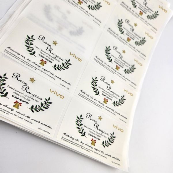 Waterproof PVC PE Adhesive Label Sticker High Quality Sticker Paper Homemade Label Stickers