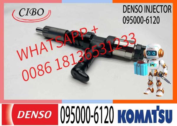 Injetor de combustível 095000-6120 9709500-612 6261-11-3200 6261-11-3100 para escavadeira Koma-tsu