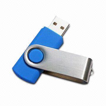 Eslabón giratorio 1GB, 2GB, 4GB, 8GB, memoria USB del metal 16GB compatible con la PC AT-027