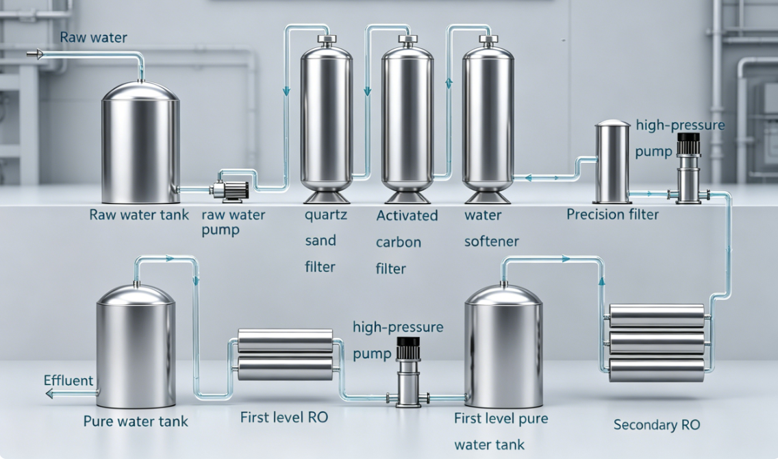 Plant RO Water Purifier System for Household and Commercial Use