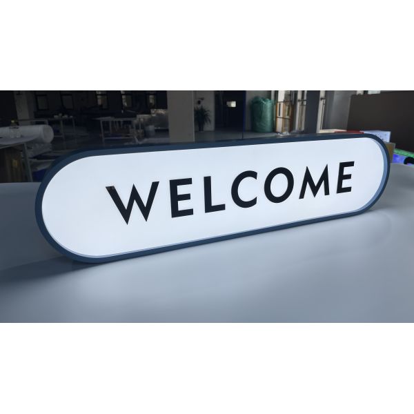 Специализированные круглые акриловые вакуумные пузырьки Led 3D буквы наружные световые коробки для наружных