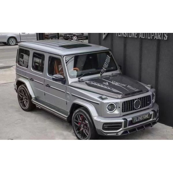 For Benz G-class W464 W463 G500 G550 G63 G350 Carbon Fiber Machine Cover W464 W463 Upgrade Topcar Style Cover