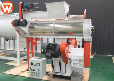 Planta animal da alimentação da pelota das aves domésticas de 1-2.5 T/H para o poder pequeno 50kw da fábrica da exploração agrícola