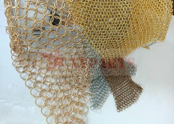 Corrosion Resistant SS316 Metal Mesh Curtain For Seaside Hotel Decoration