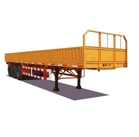 Container and Cargo Carrier 3/4 Axles Bulk Cargo Sidewall Semi Trailer with Twist Locks