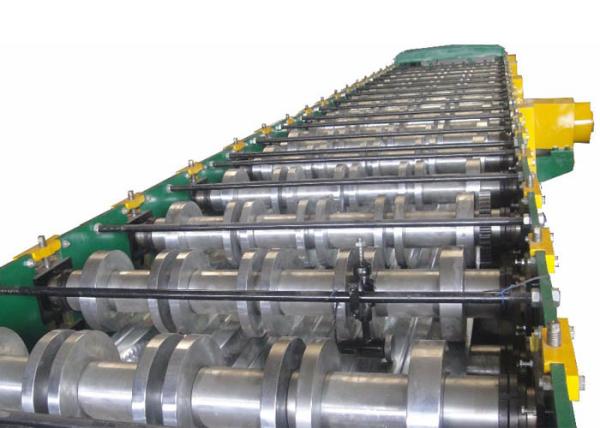 Hydraulic Press Steel Floor Metal Deck Roll Forming Machine Custom Logo