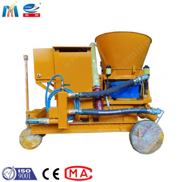 Hydraulic Braking Electric Power Dry Shotcrete Machine OEM Accepted Concrete Sprayer