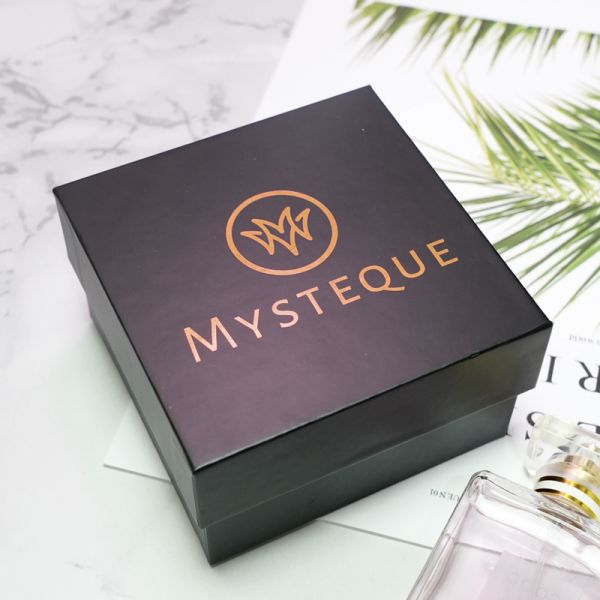 Luxury Rigid Corrugated Cardboard Cosmetic Perfume Box Packaging For Women