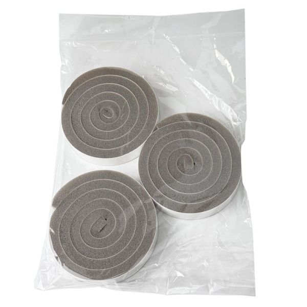 Customizable PU Foam Insulation Strips High Density Weatherstripping Tape Grey & White