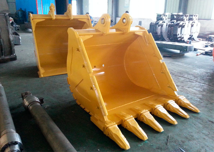 Wheeled Extension 336 Excavator V Ditching Bucket With 6 Teeth