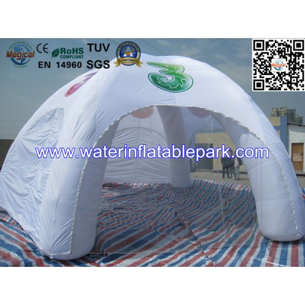 Waterproof 6 Legs Inflatable Tent / Inflatable Spider Tent Hiking Equipment