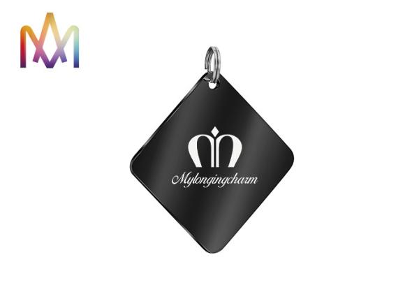 SS304 15mm Pet Dog Tags Custom Engraving Charms
