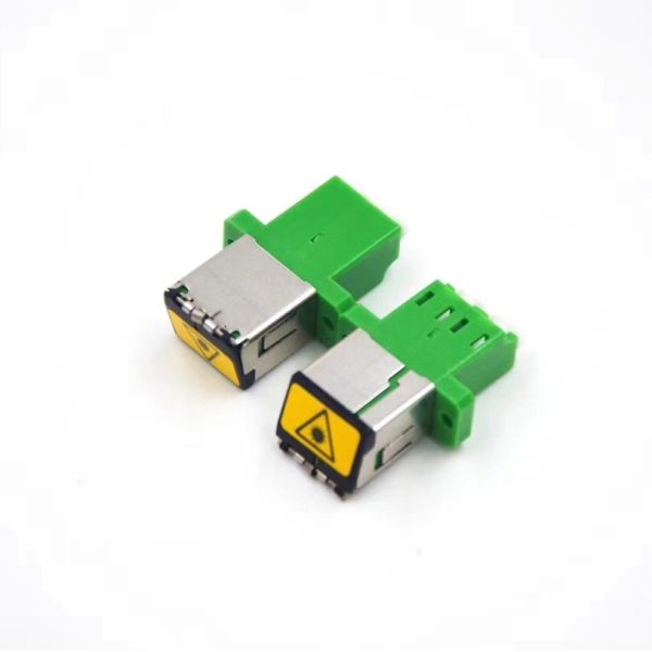 LC fiber optic adapter Fiber Optic Couplers SM/MM/OM3/OM4/OM5 With Metal Shutter,dust protectection and eye protection