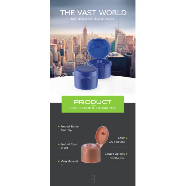 Red Blue Pink Plastic bottle cap household artistic OEM design shape SR-204