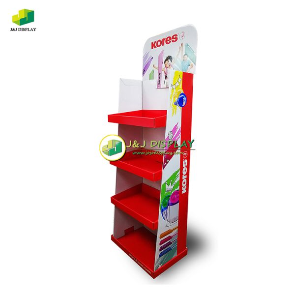 Corrugated Board Knock Down Stand Custom Rust Resistant Adjustable 30-60 Inches