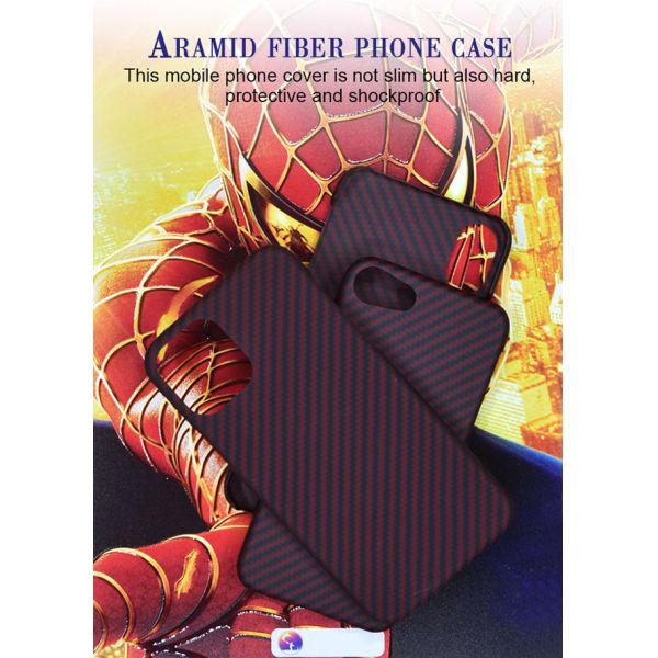 Paper Thin Matte Aramid Fiber Phone Case For iPhone SE