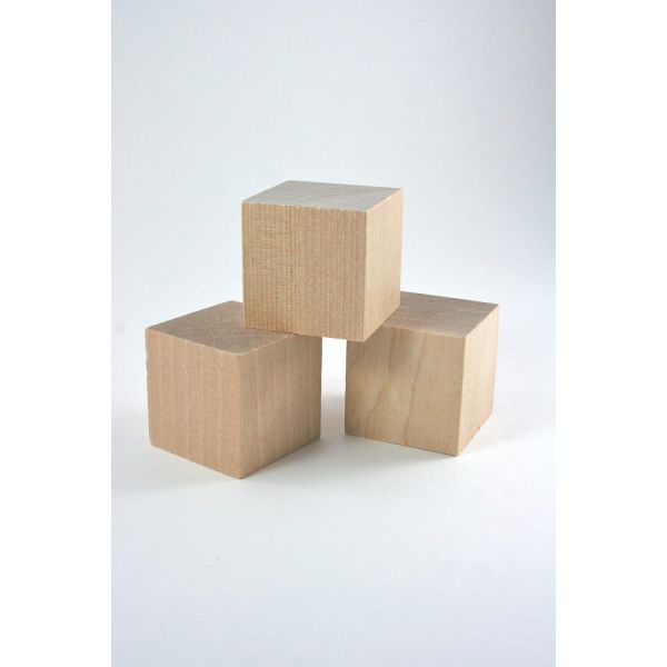 Estampilla de madera de Beech 63mm Estampillas de galletas de madera de colores