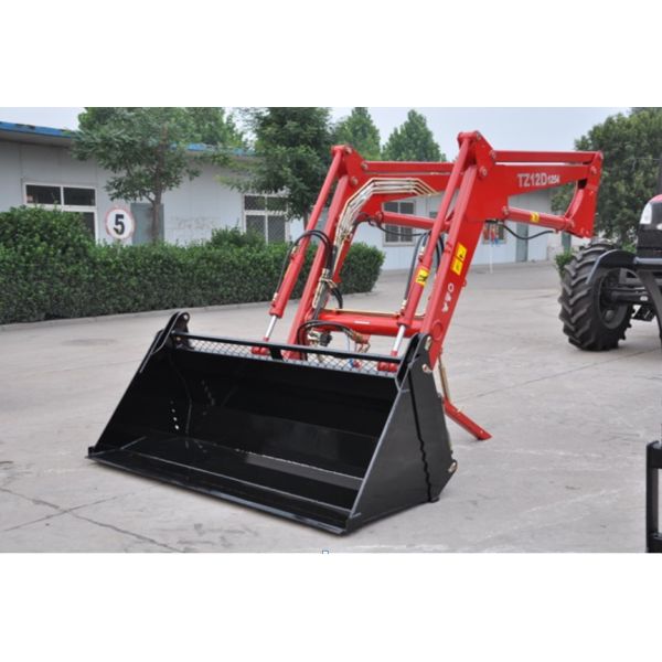 TZ04D Farm Tractor Attachments , 0.16m3 Tractor Front End Loader Bucket