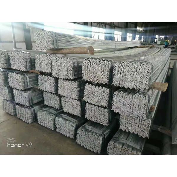 Structural Steel Sections Galvanized Steel Equal Angle Hot Rolled For Strengthening Tower
